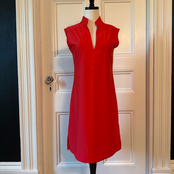 Jude Connally Kristen Dress Jude Cloth Sleeveless Poppy Orange Small EUC - Picture 1 of 11